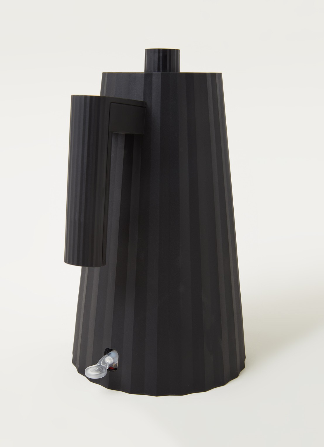 Alessi Plissé Waterkoker 1,7 liter MDL06 B - detail zwart