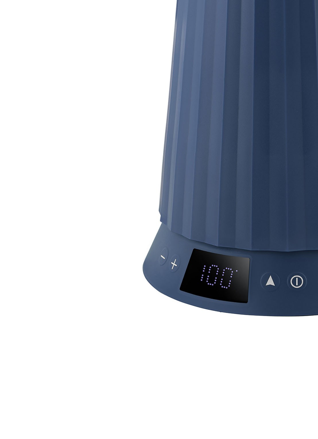 Alessi Plissé Waterkoker 1,7 liter MDL21 DAZ - detail 4 royalblauw