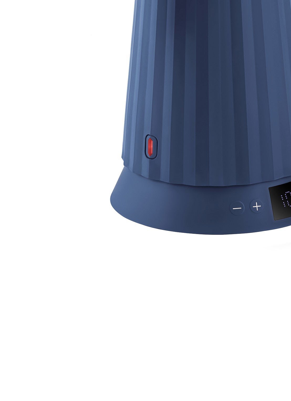 Alessi Plissé Waterkoker 1,7 liter MDL21 DAZ - detail 5 royalblauw