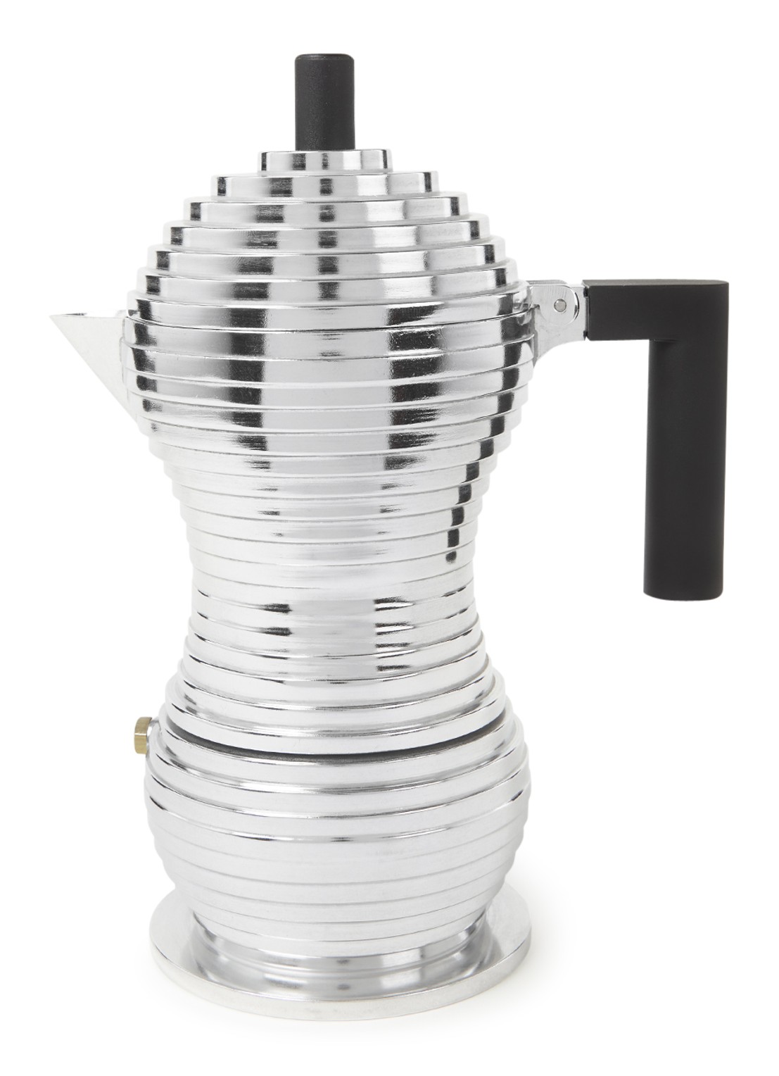 Alessi Pulcina koffiemaker 15 cl - voorkant zilver