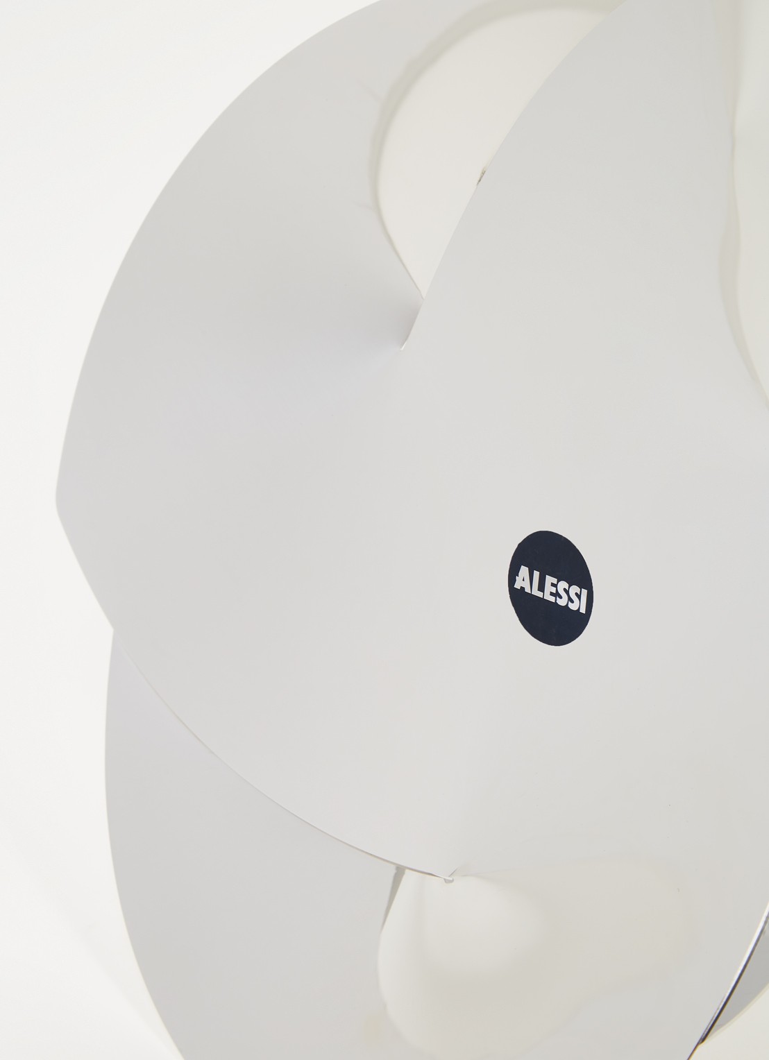 Alessi Resonance fruitschaal 40 cm - detail 3 zilver