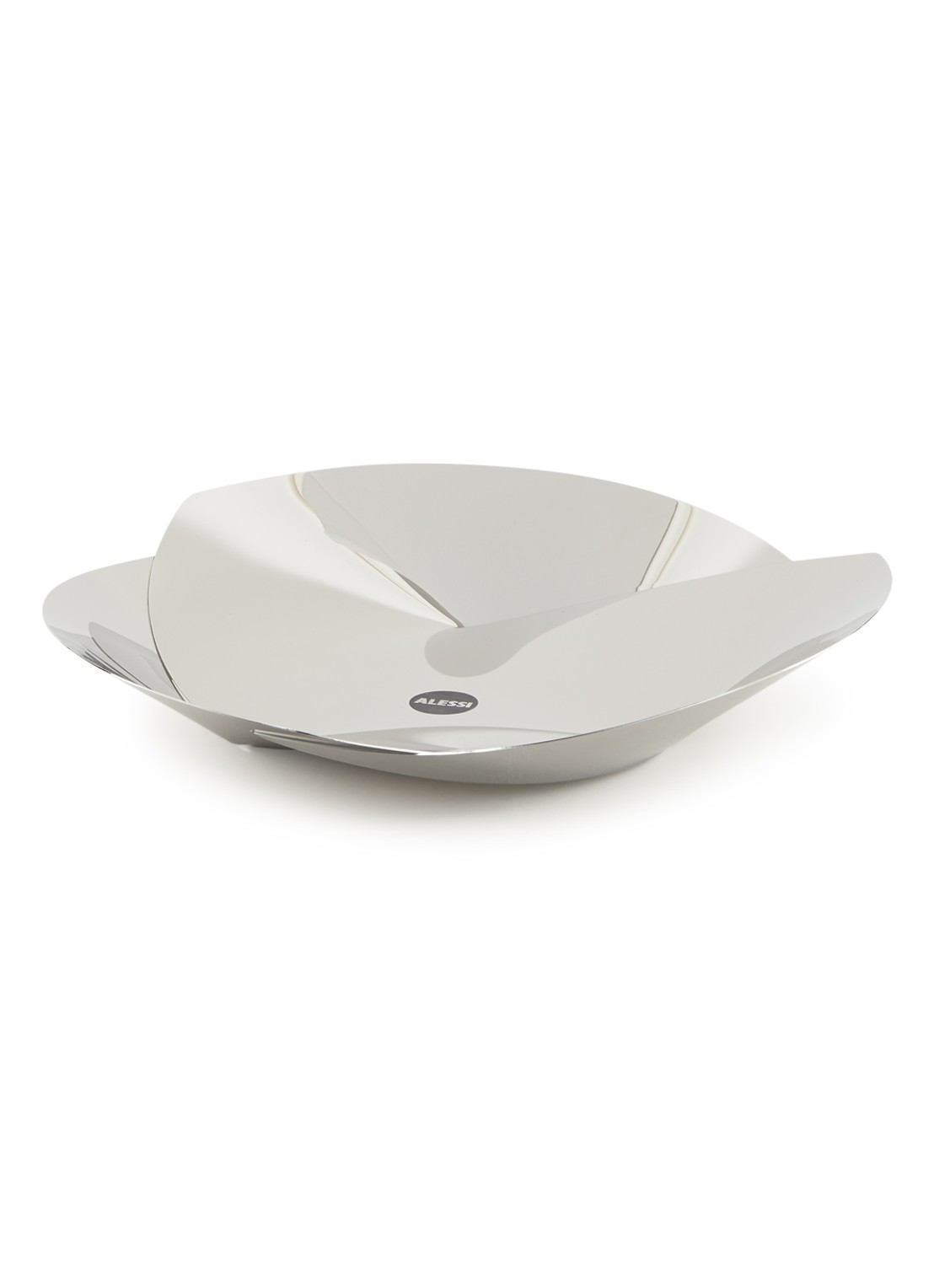 Alessi Resonance fruitschaal 40 cm - voorkant zilver