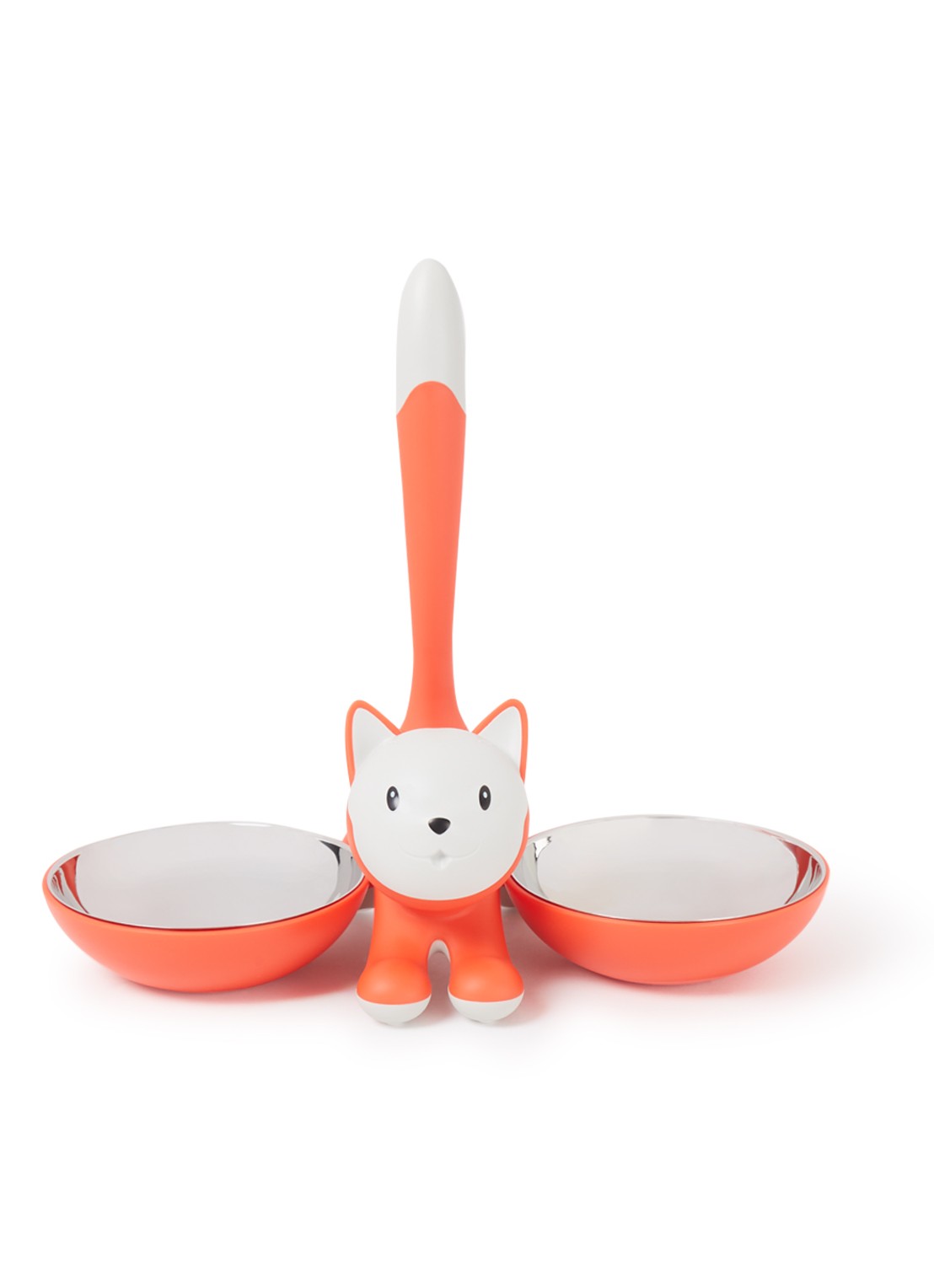 Alessi Tigrito kattenvoerbak 32  cm - voorkant orange