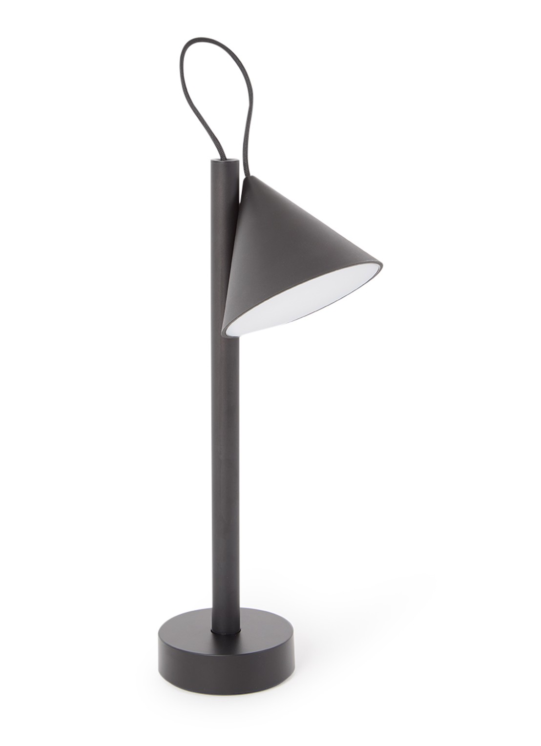 Alessi Tsumiki tafellamp 16,4 x 11 x 33,7 cm - voorkant 2 zwart