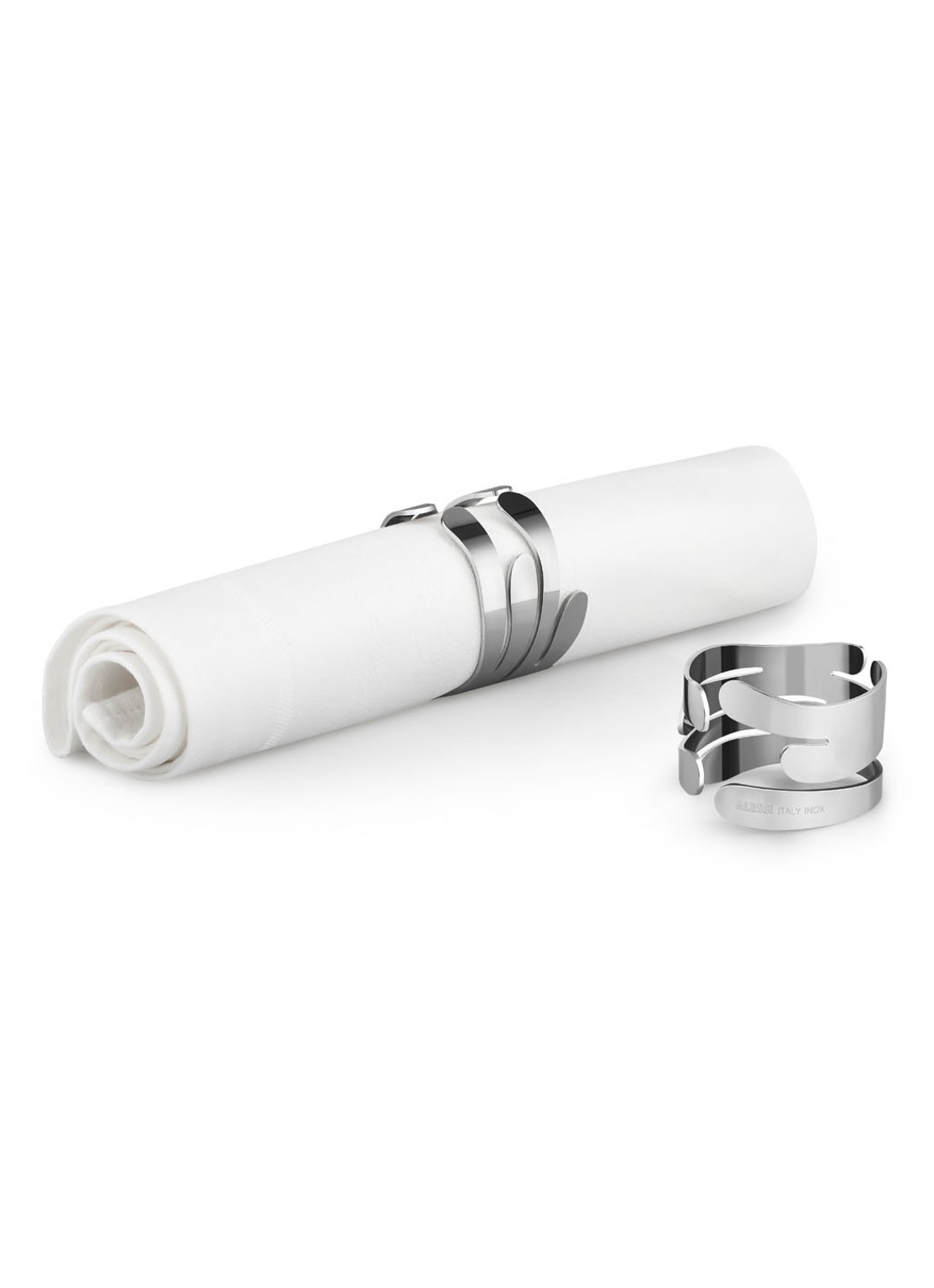 Alessi Uw cadeau: Bark servetringen set van 2 - voorkant undefined