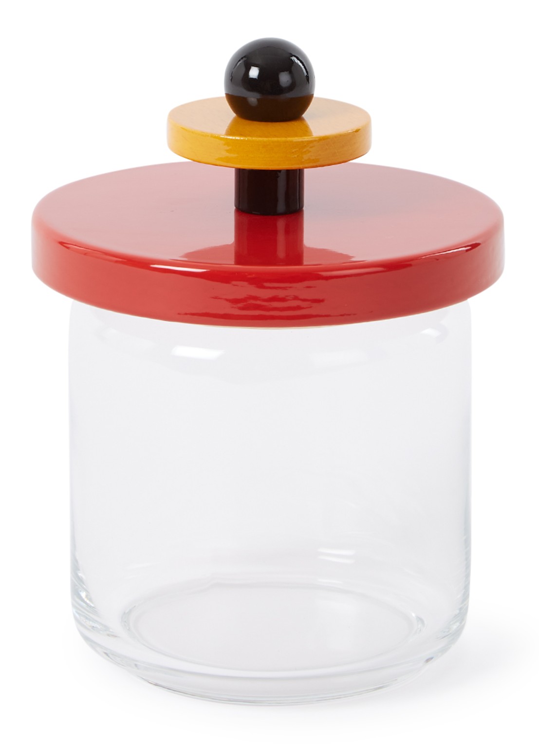 Alessi Values Barattolo voorraadpot 0,75 liter - voorkant 2 steenrood