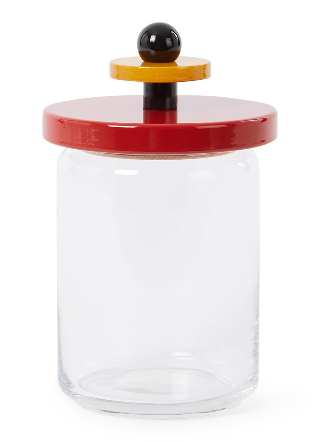 Alessi Values Barattolo voorraadpot 1 liter - voorkant 2 steenrood
