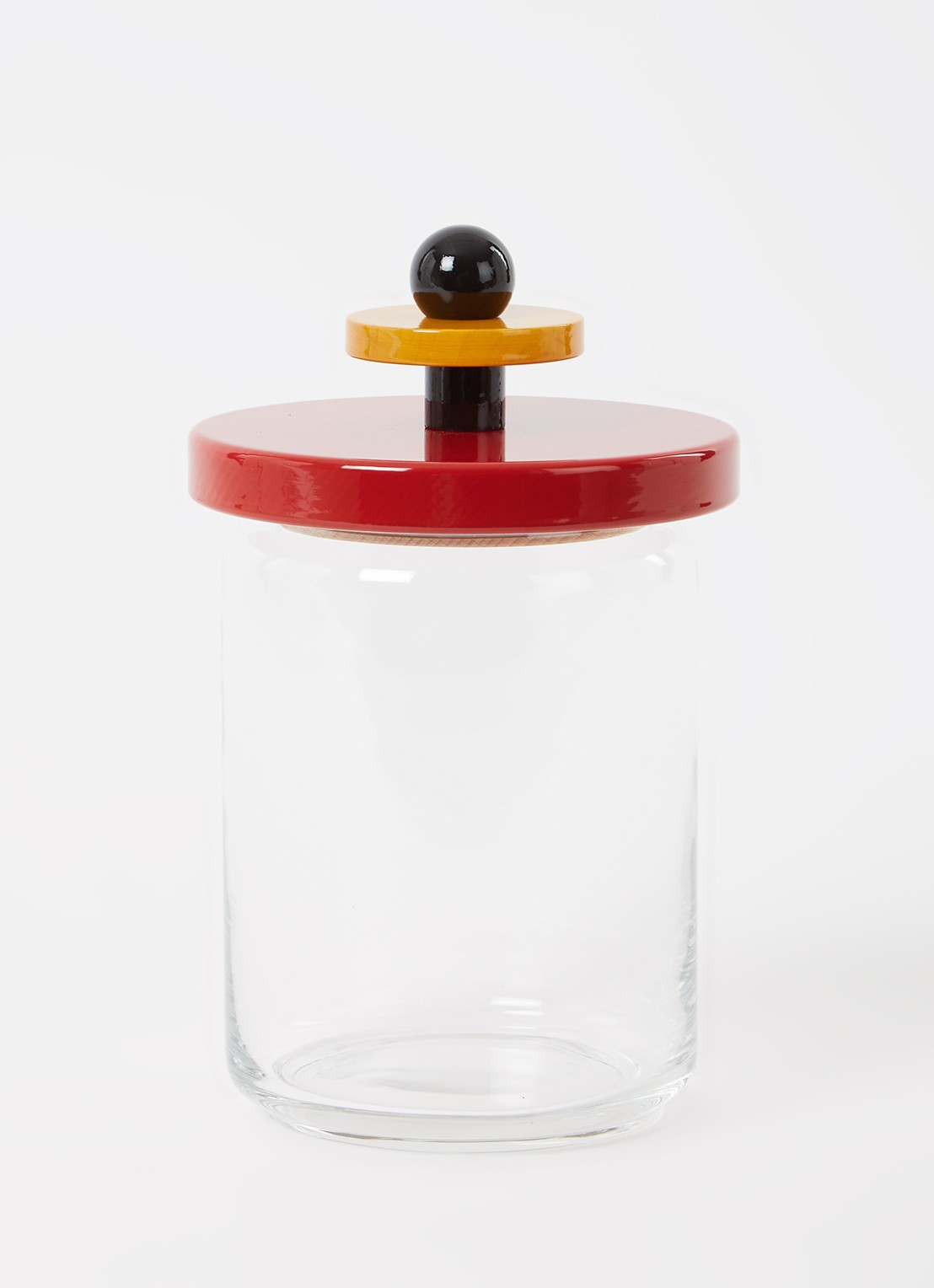 Alessi Values Barattolo voorraadpot 1 liter - voorkant 3 steenrood
