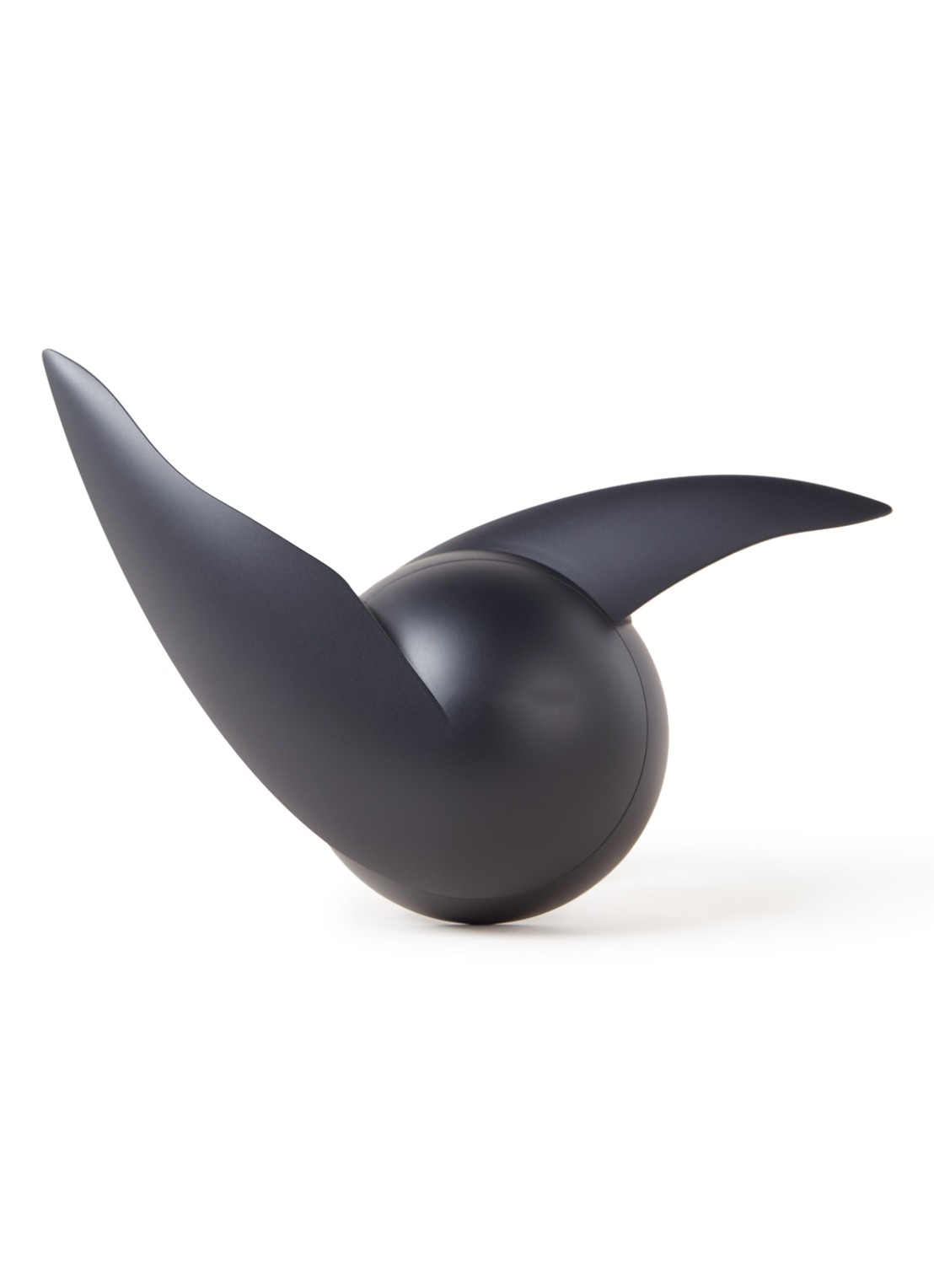Alessi Walter Wayle 2 wandklok 25 cm - voorkant zwart