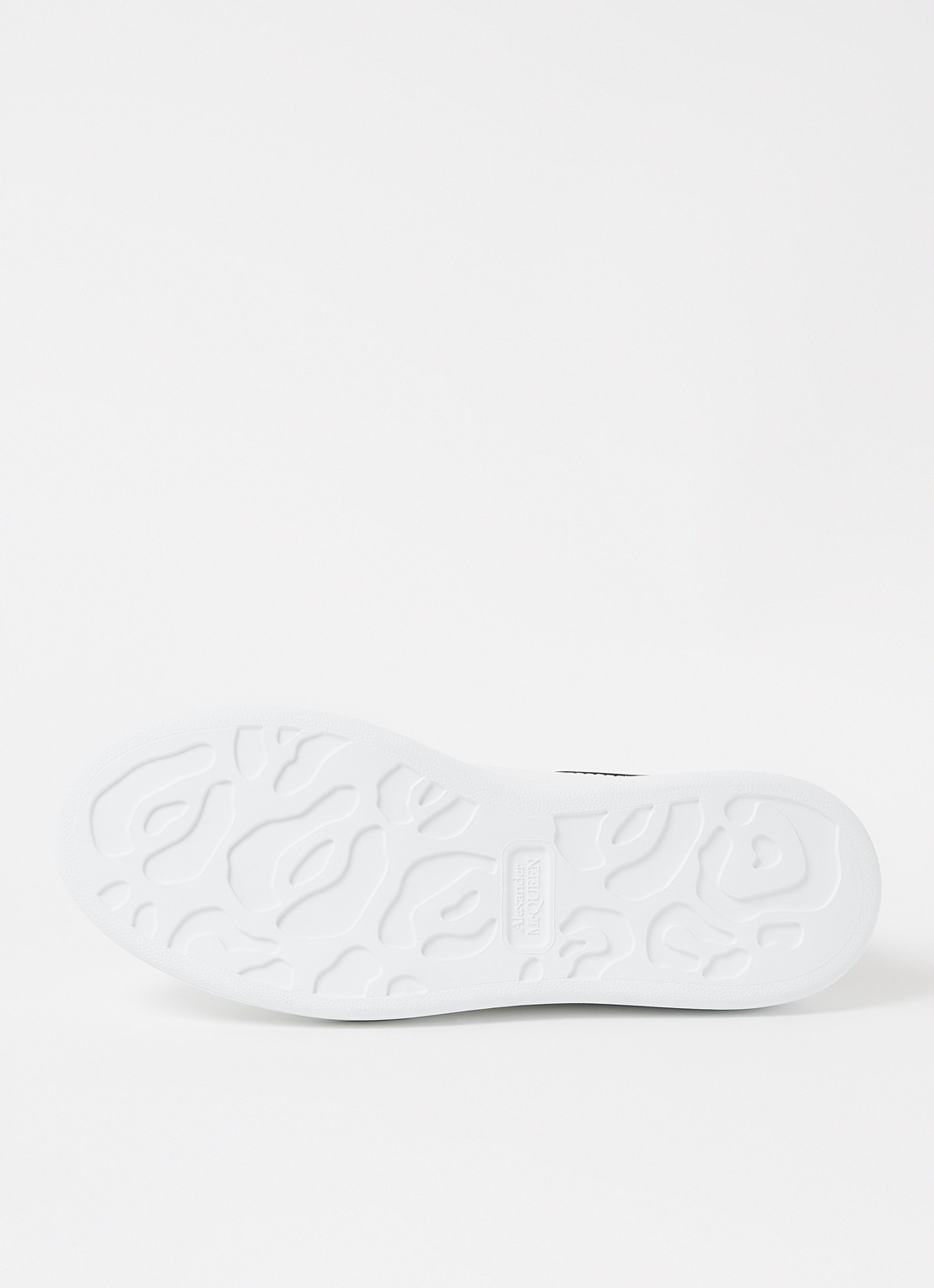 Alexander McQueen Oversized sneaker van kalfsleer - detail 6 wit