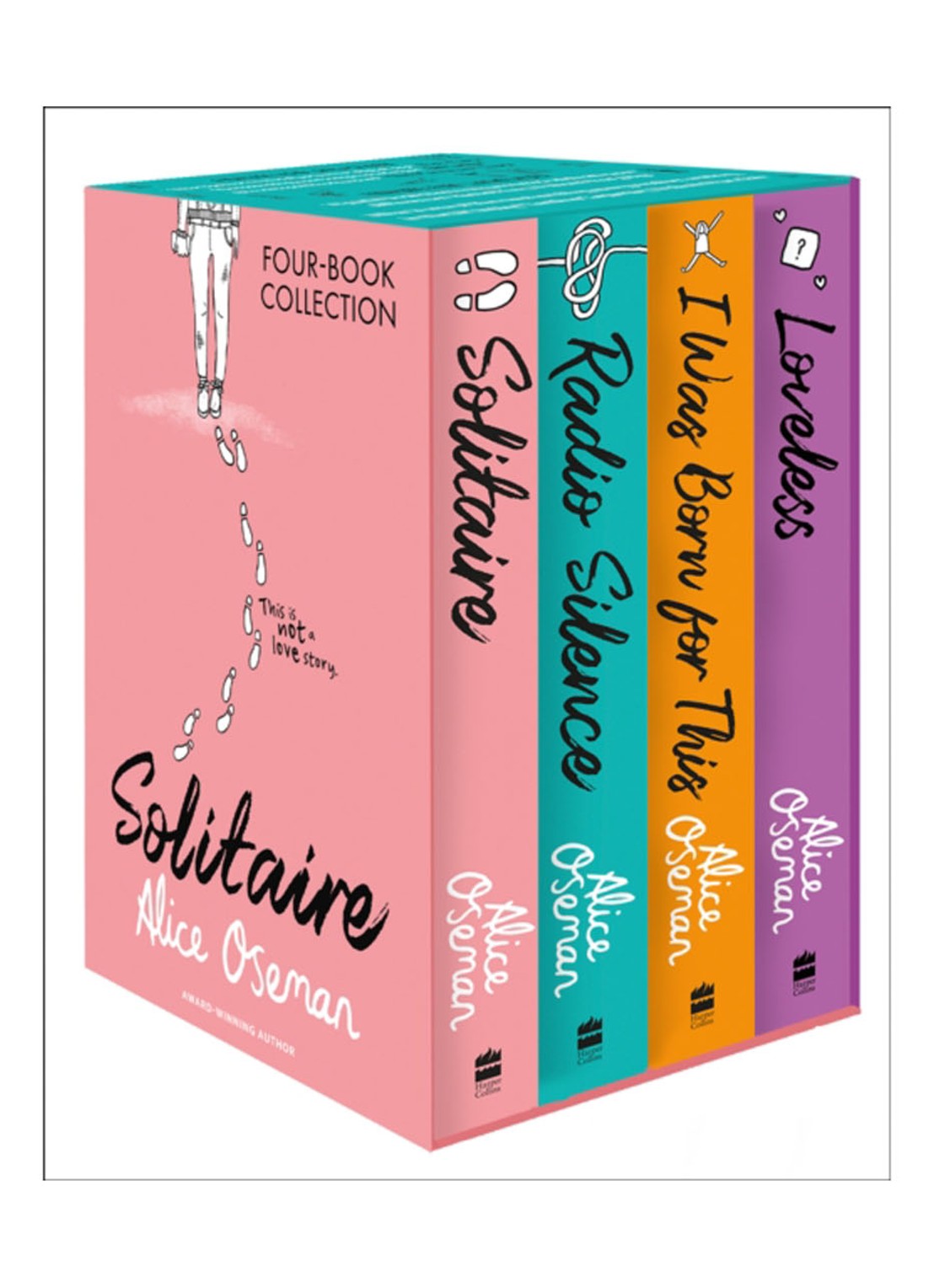 Alice Oseman Four-Book Collection Box Set - voorkant undefined
