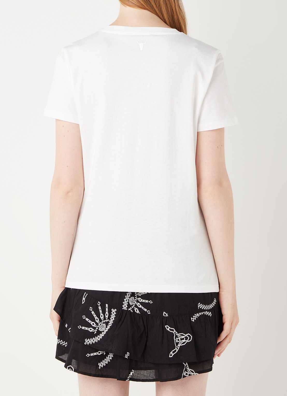 Alix The Label T-shirt met logoprint - achterkant wit