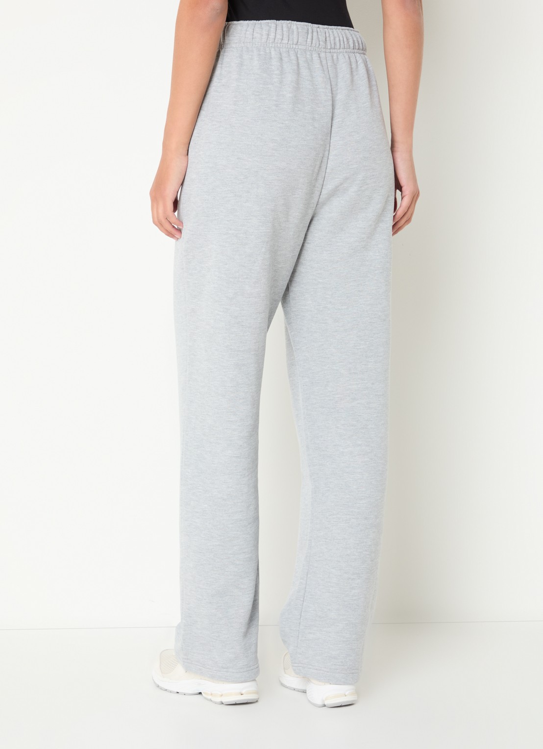 Alo Yoga Accolade high waist loose fit joggingbroek met steekzakken - achterkant grijs