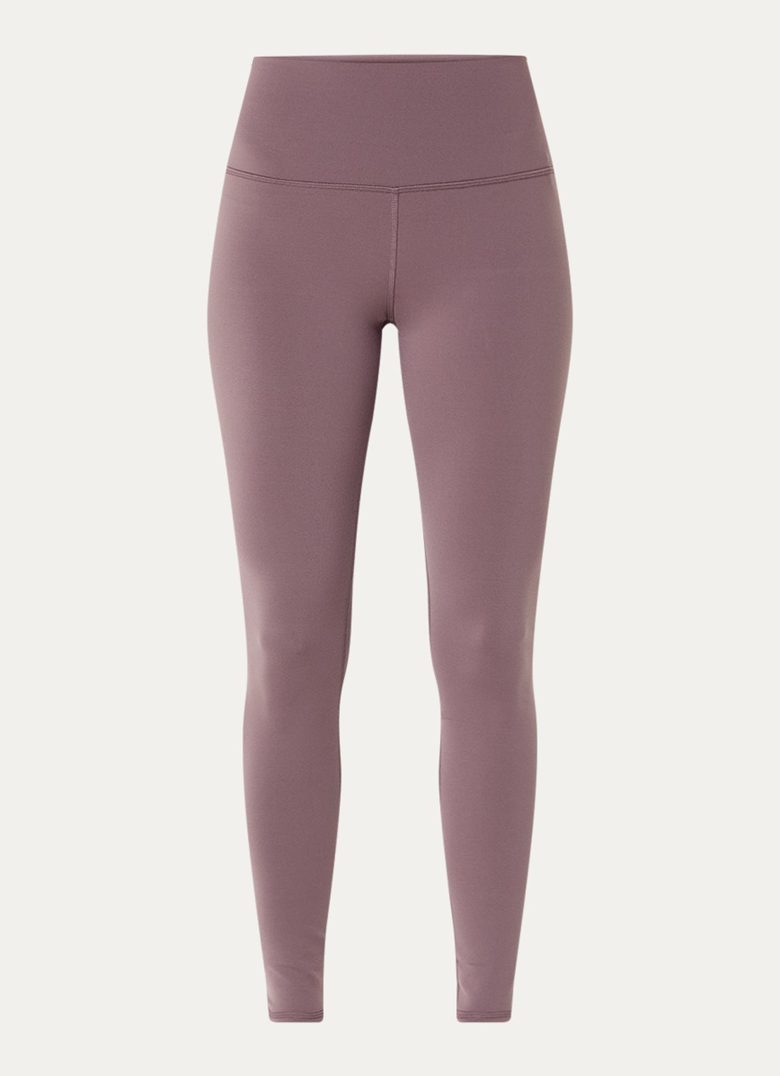 Alo Yoga High waist trainingslegging met logo - voorkant 2 bruin