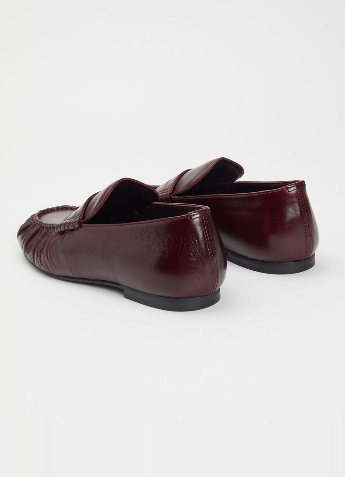 ALOHAS Aven loafer van leer - achterkant 5 bordeauxrood