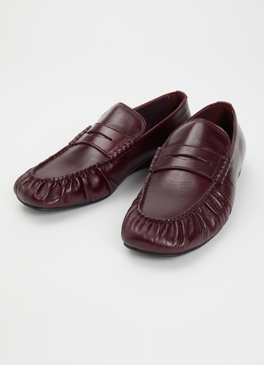 ALOHAS Aven loafer van leer - detail 2 bordeauxrood