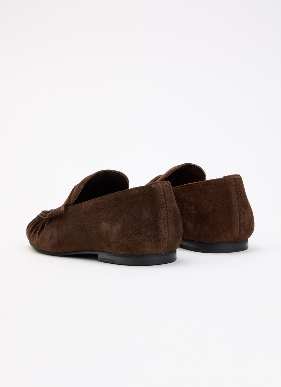 ALOHAS Aven loafer van suède - achterkant bruin