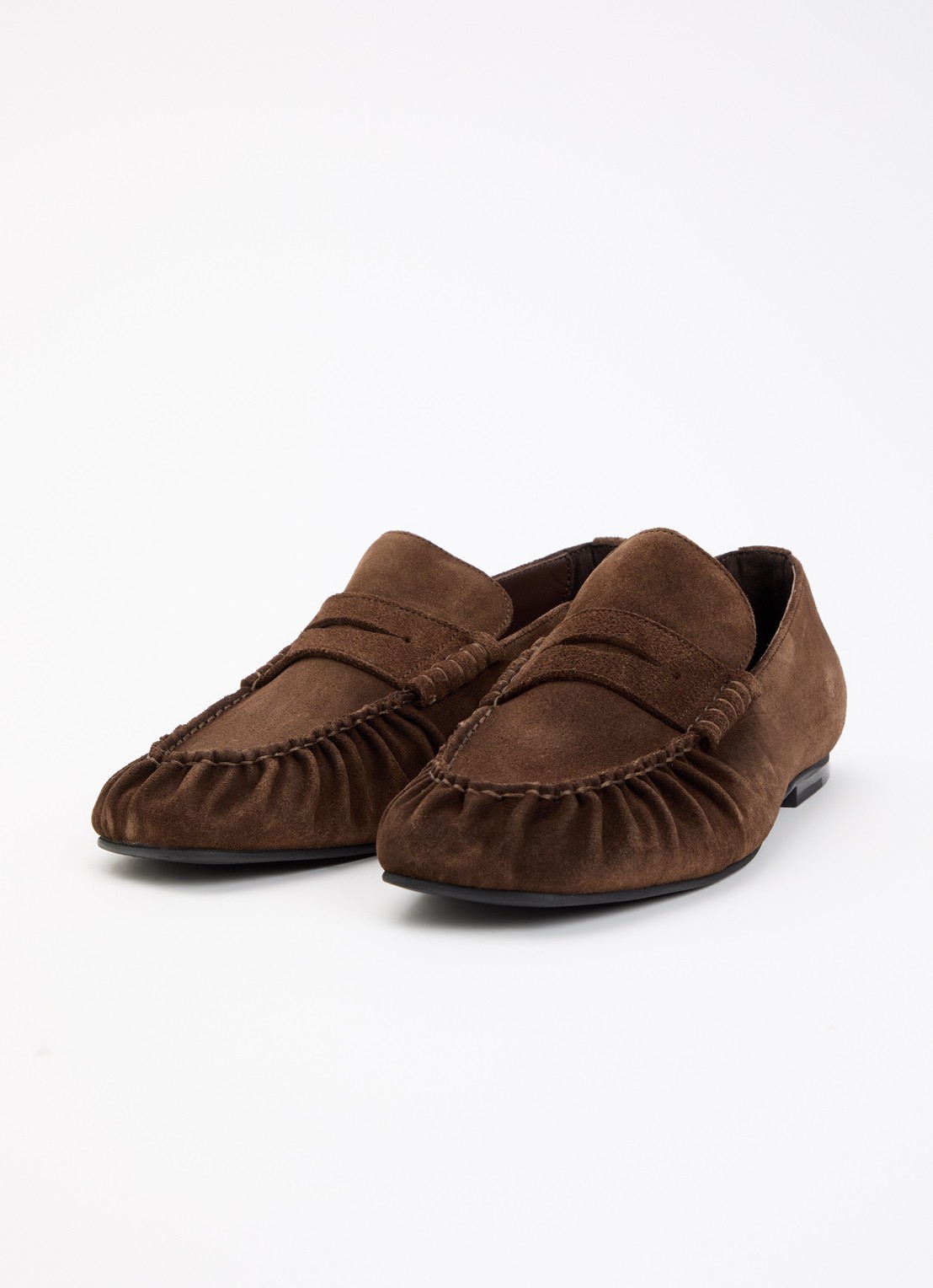 ALOHAS Aven loafer van suède - detail 3 bruin