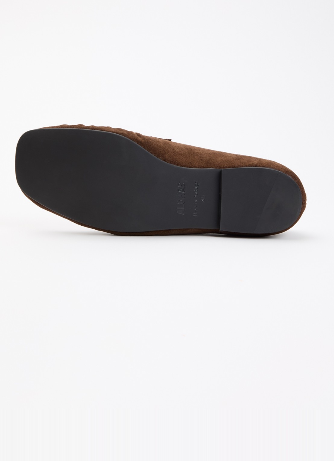 ALOHAS Aven loafer van suède - detail 5 bruin