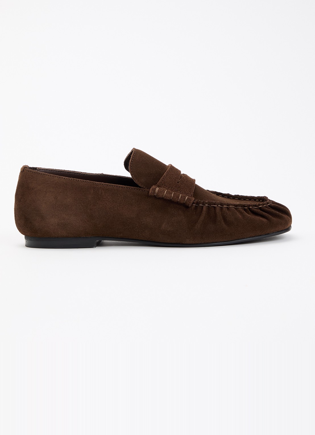ALOHAS Aven loafer van suède - voorkant 2 bruin