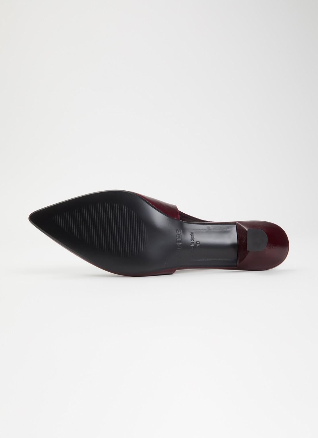 ALOHAS Eros slingback van leer - detail 4 bordeauxrood