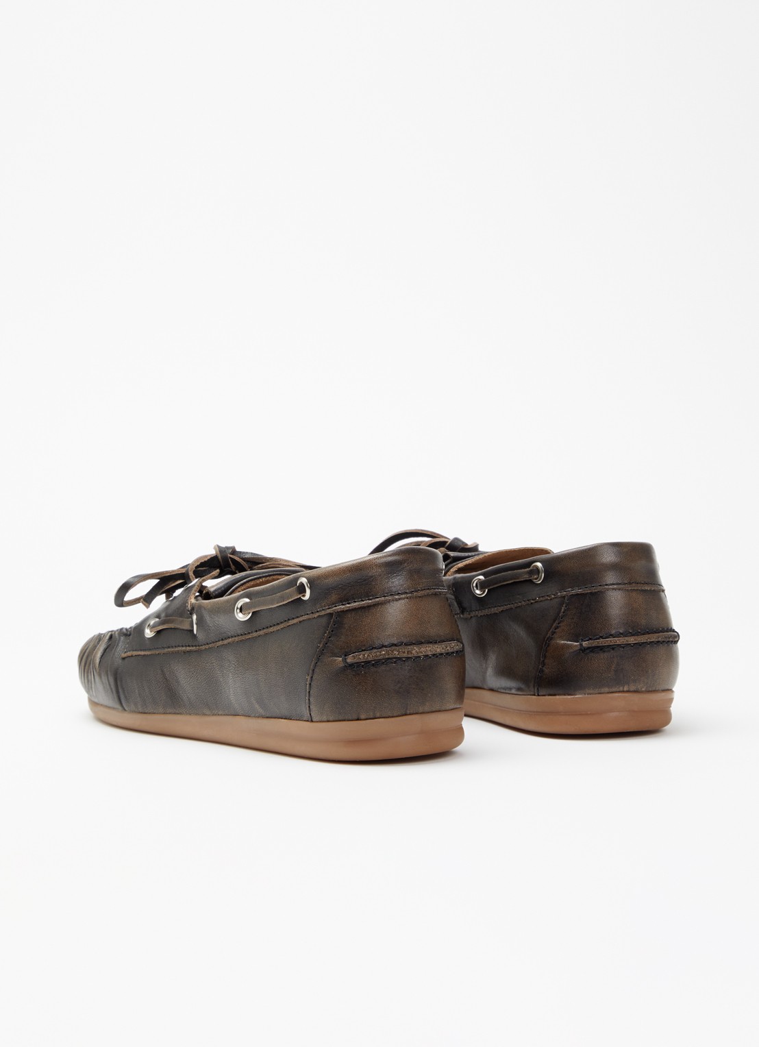ALOHAS Rowan bootschoen van leer - achterkant 5 bruin
