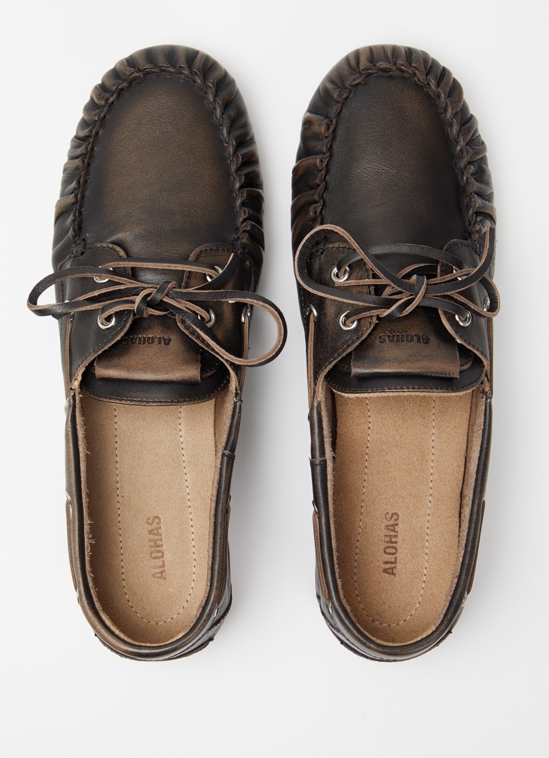 ALOHAS Rowan bootschoen van leer - detail 3 bruin