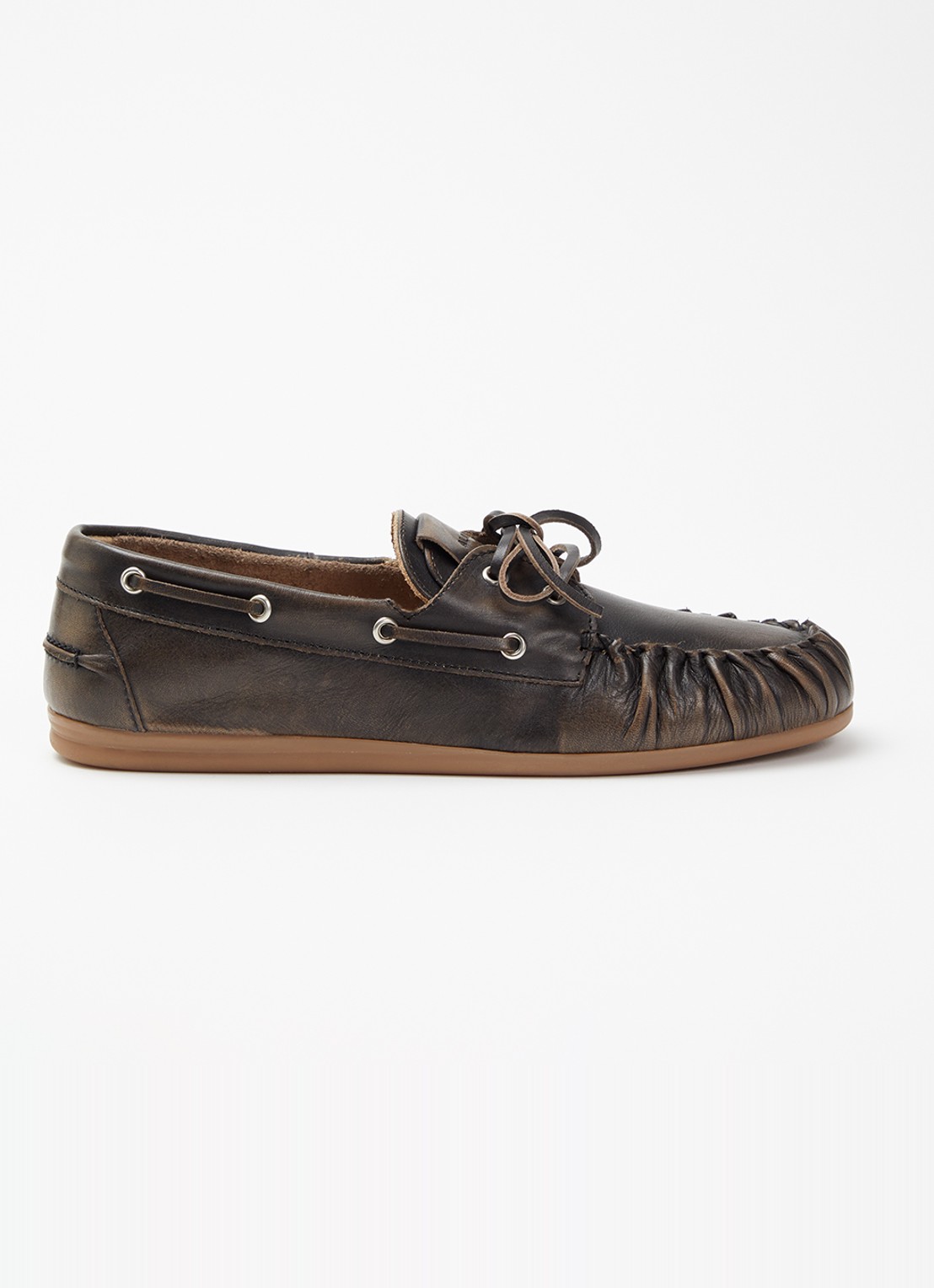 ALOHAS Rowan bootschoen van leer - voorkant bruin