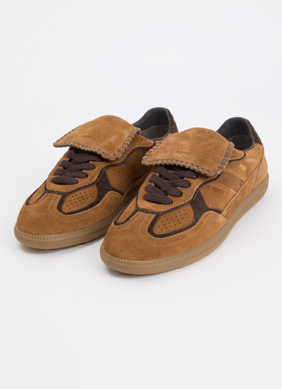 ALOHAS Tb.490 Club sneaker van suède - detail 3 cognac