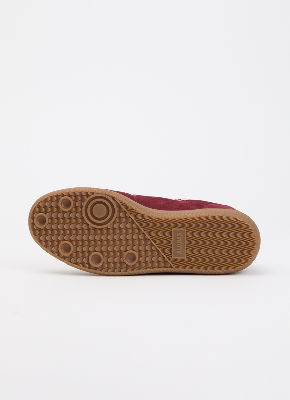 ALOHAS Tb.490 Crochet sneaker van suède - detail 4 bordeauxrood