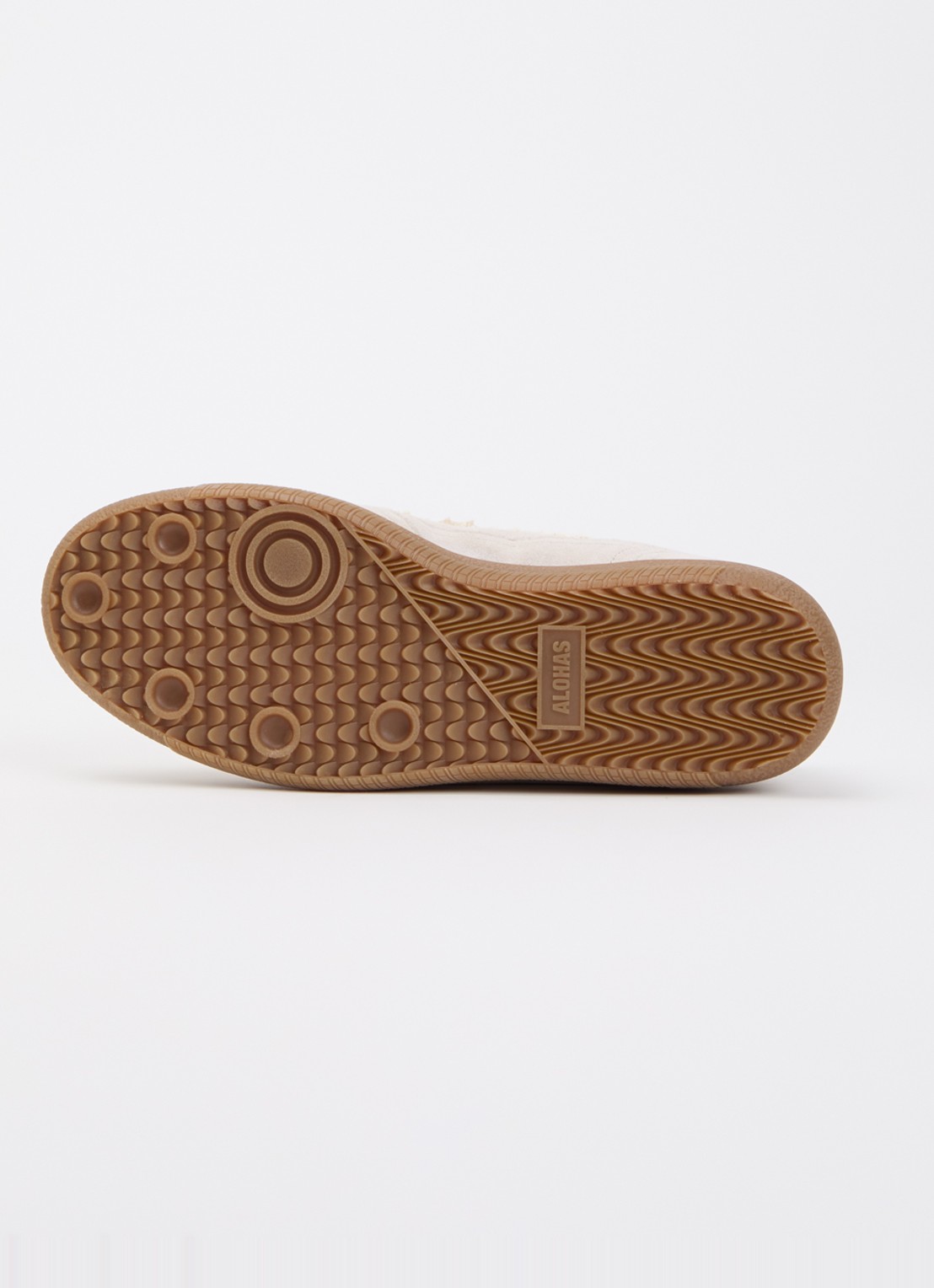 ALOHAS Tb.490 Crochet sneaker van suède - detail 5 creme