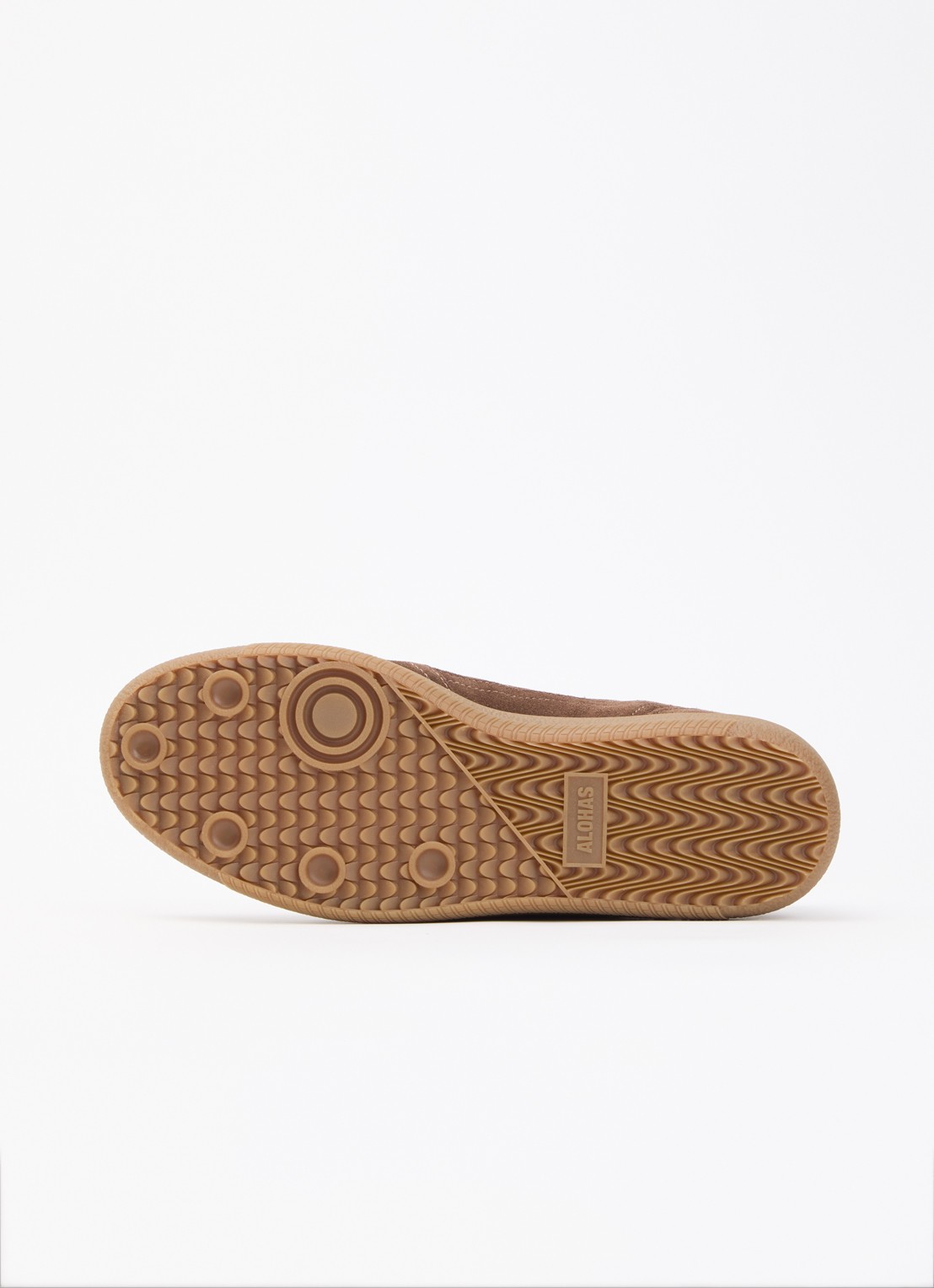 ALOHAS Tb.490 Rife sneaker van suède met leren details - detail 3 bruin