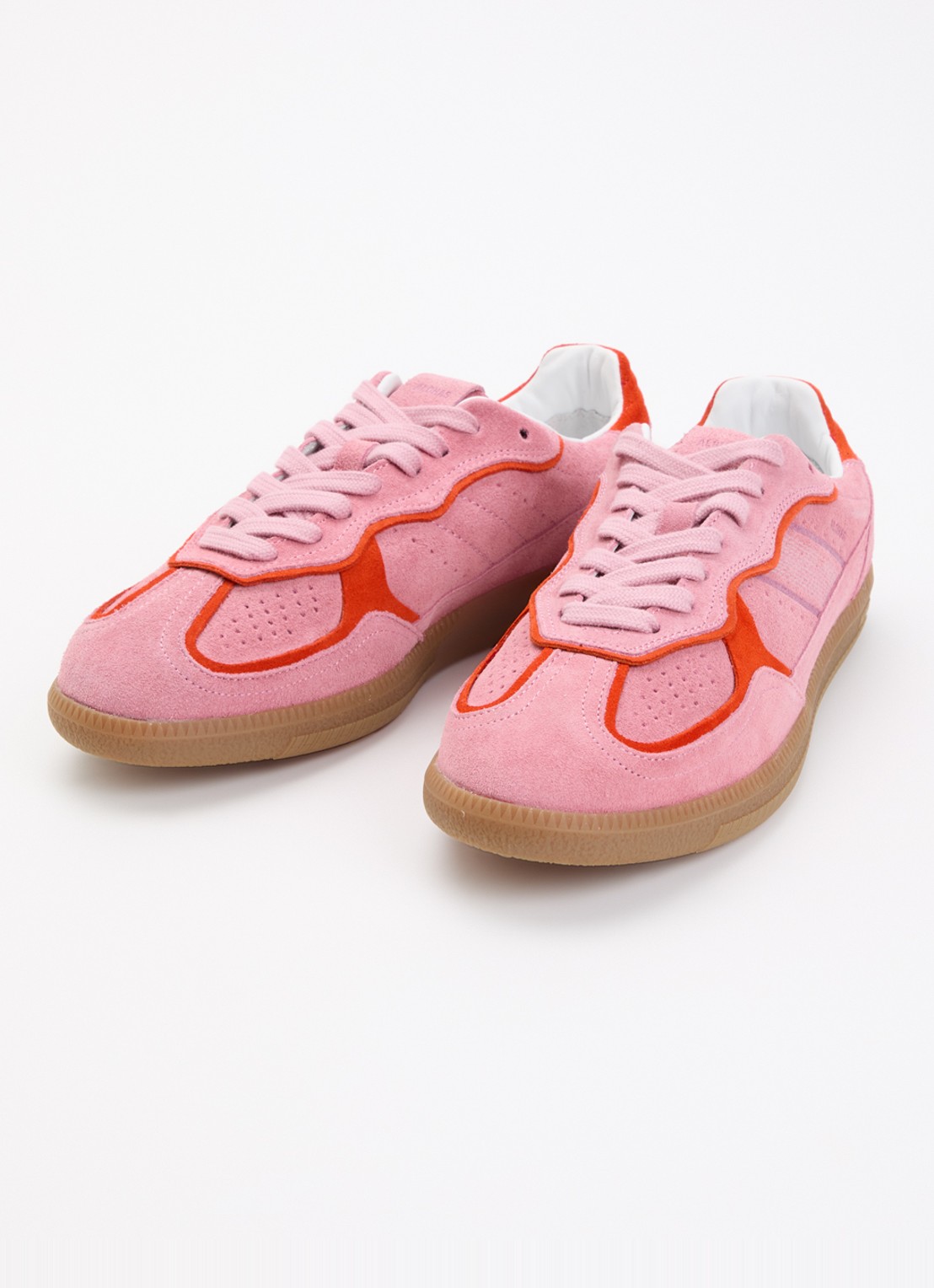 ALOHAS Tb.490 Rife sneaker van suède - detail 3 roze