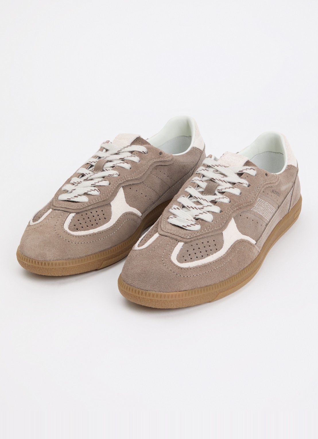 ALOHAS Tb.490 Rife sneaker van suède - detail 2 taupe