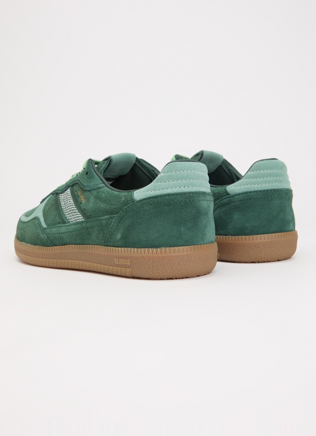 ALOHAS Tb.490 Rife sneaker van suède - achterkant 5 groen