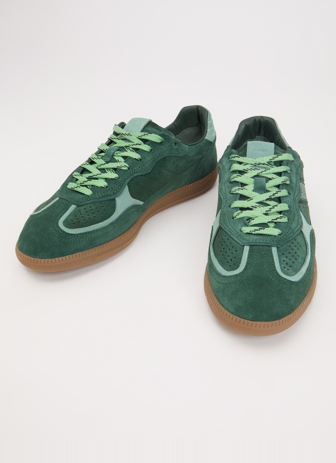 ALOHAS Tb.490 Rife sneaker van suède - detail 2 groen