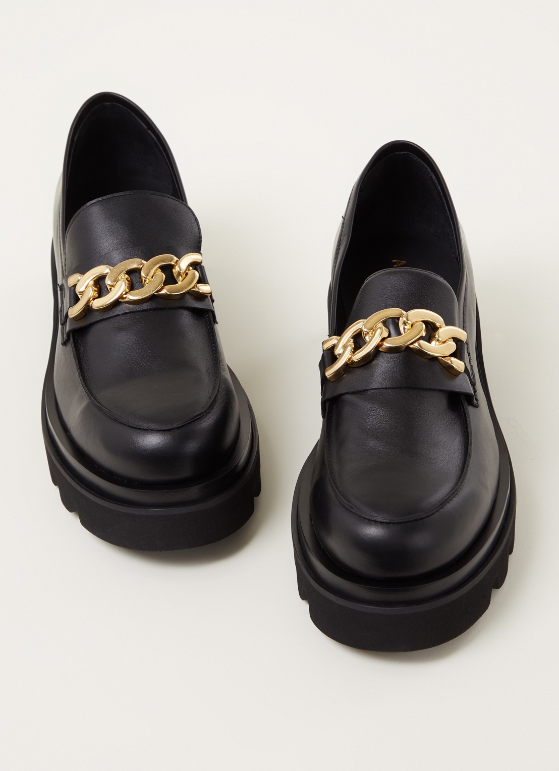ALOHAS Track Total loafer van leer - detail 2 zwart