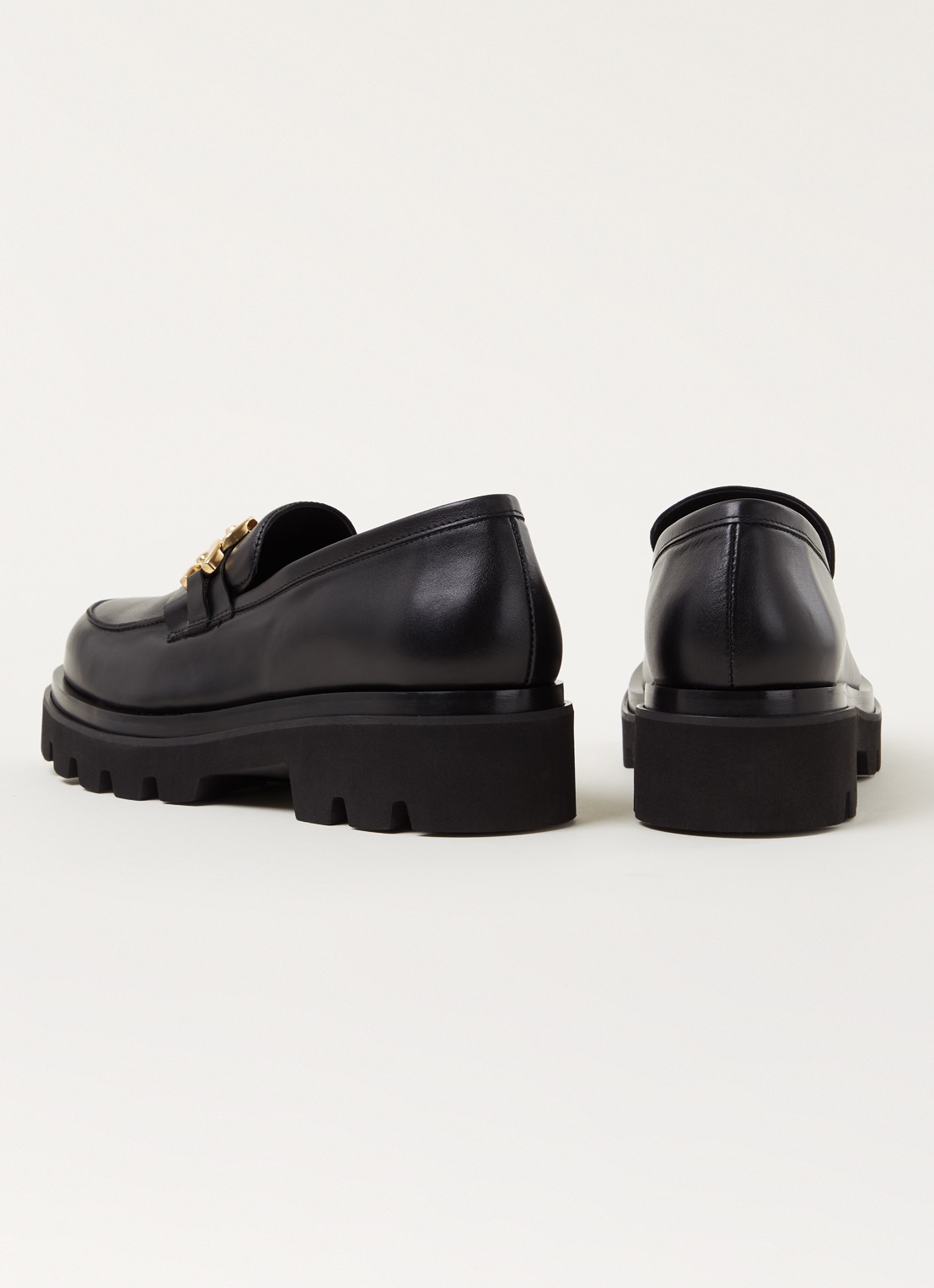 ALOHAS Track Total loafer van leer - detail 3 zwart