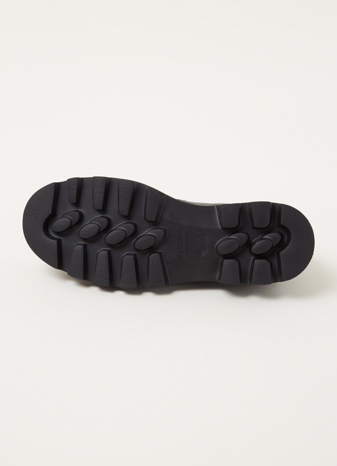 ALOHAS Track Total loafer van leer - detail 5 zwart