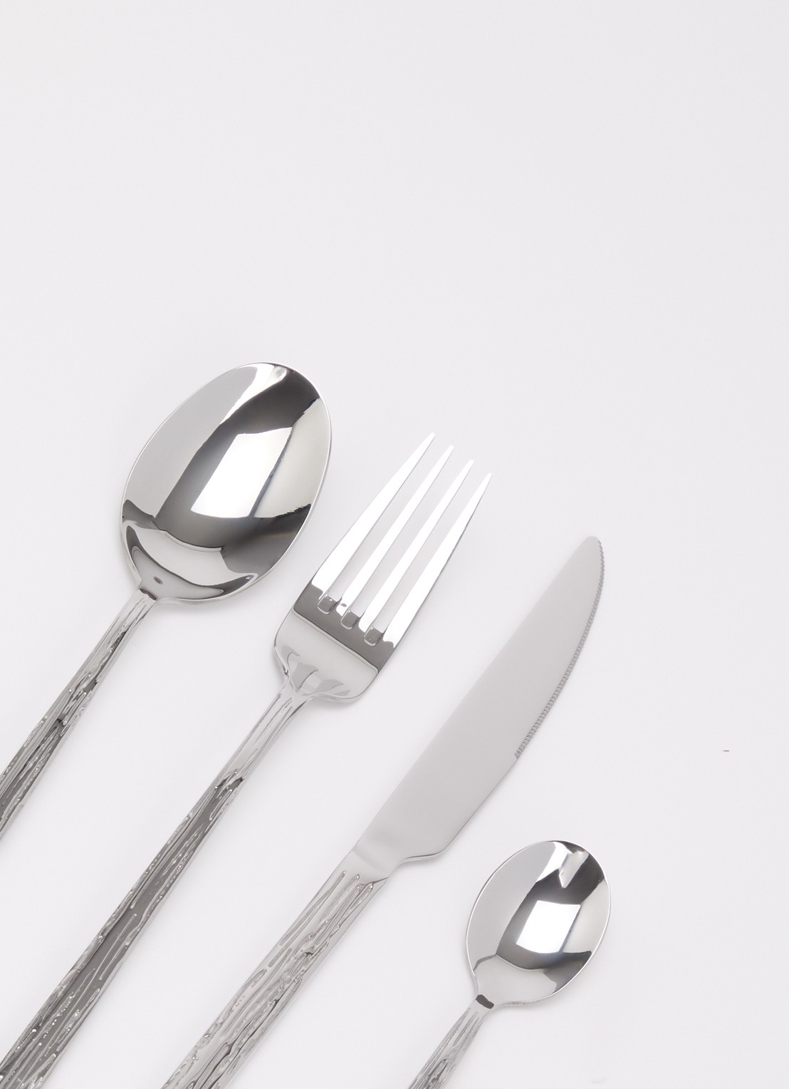 Amefa Calligraphy bestekset 24-delig - voorkant 2 zilver