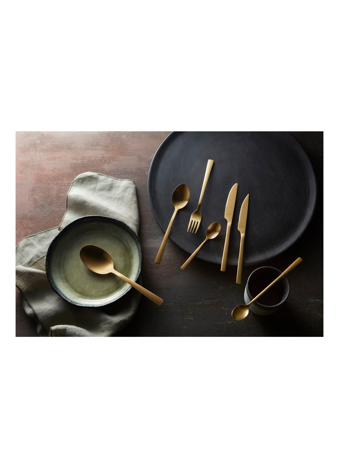 Amefa Manille All You Need bestekset 42-delig - detail 2 goud
