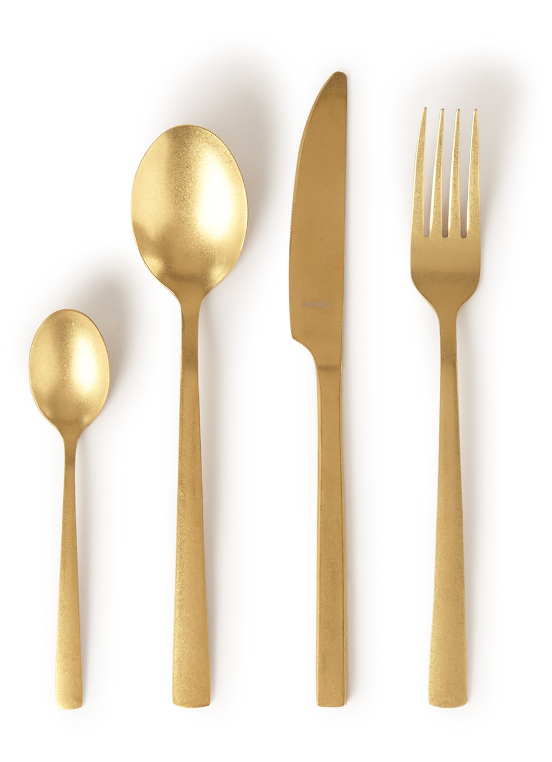 Amefa Manille Vintage bestekset 16-delig - voorkant goud