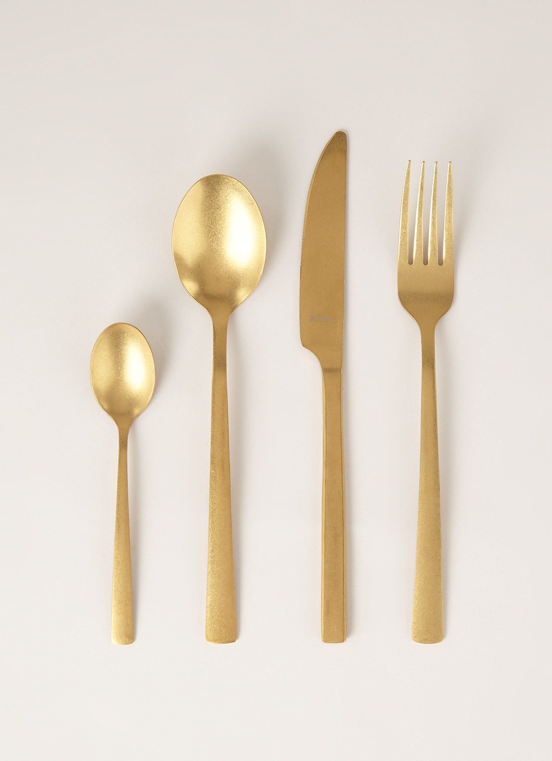 Amefa Manille Vintage bestekset 16-delig - voorkant 2 goud