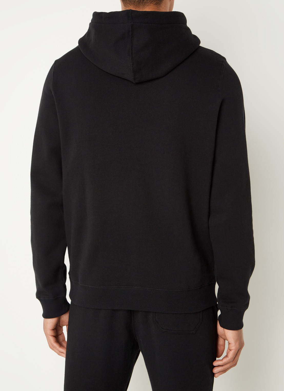 America Today Sanford hoodie met logoborduring - achterkant zwart