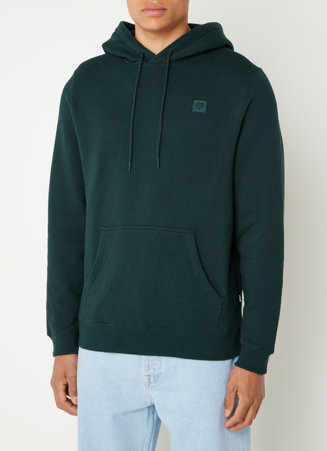 America Today Sanford hoodie met logoborduring - detail 3 groen