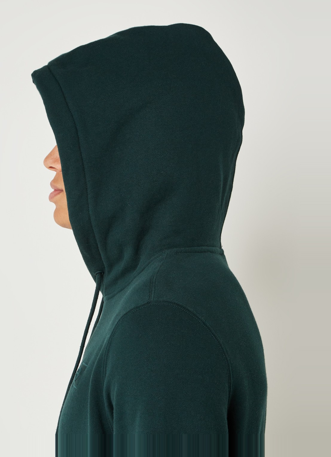 America Today Sanford hoodie met logoborduring - detail 4 groen