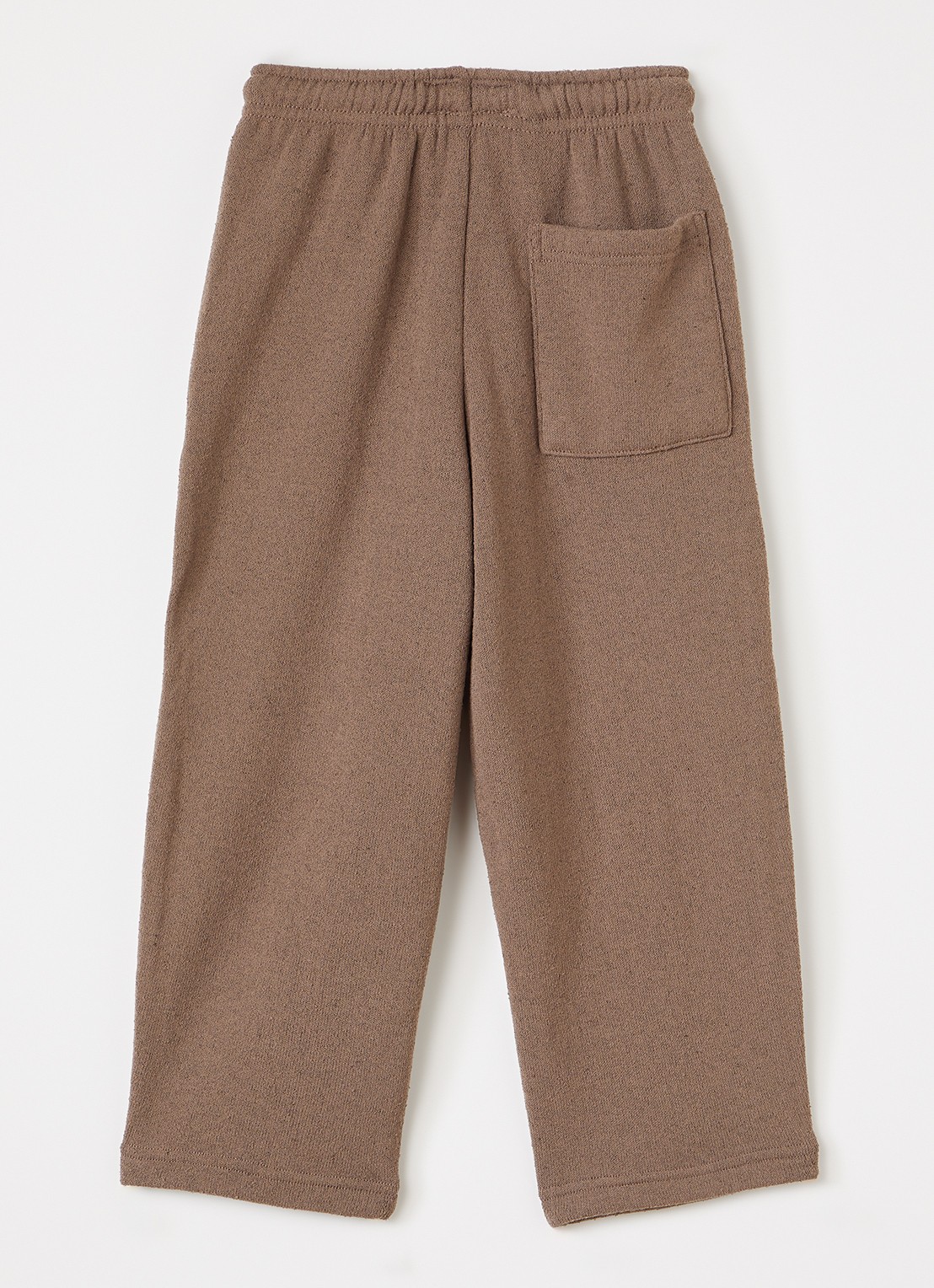 American Vintage Evona straight fit joggingbroek met logo - voorkant 2 lichtbruin