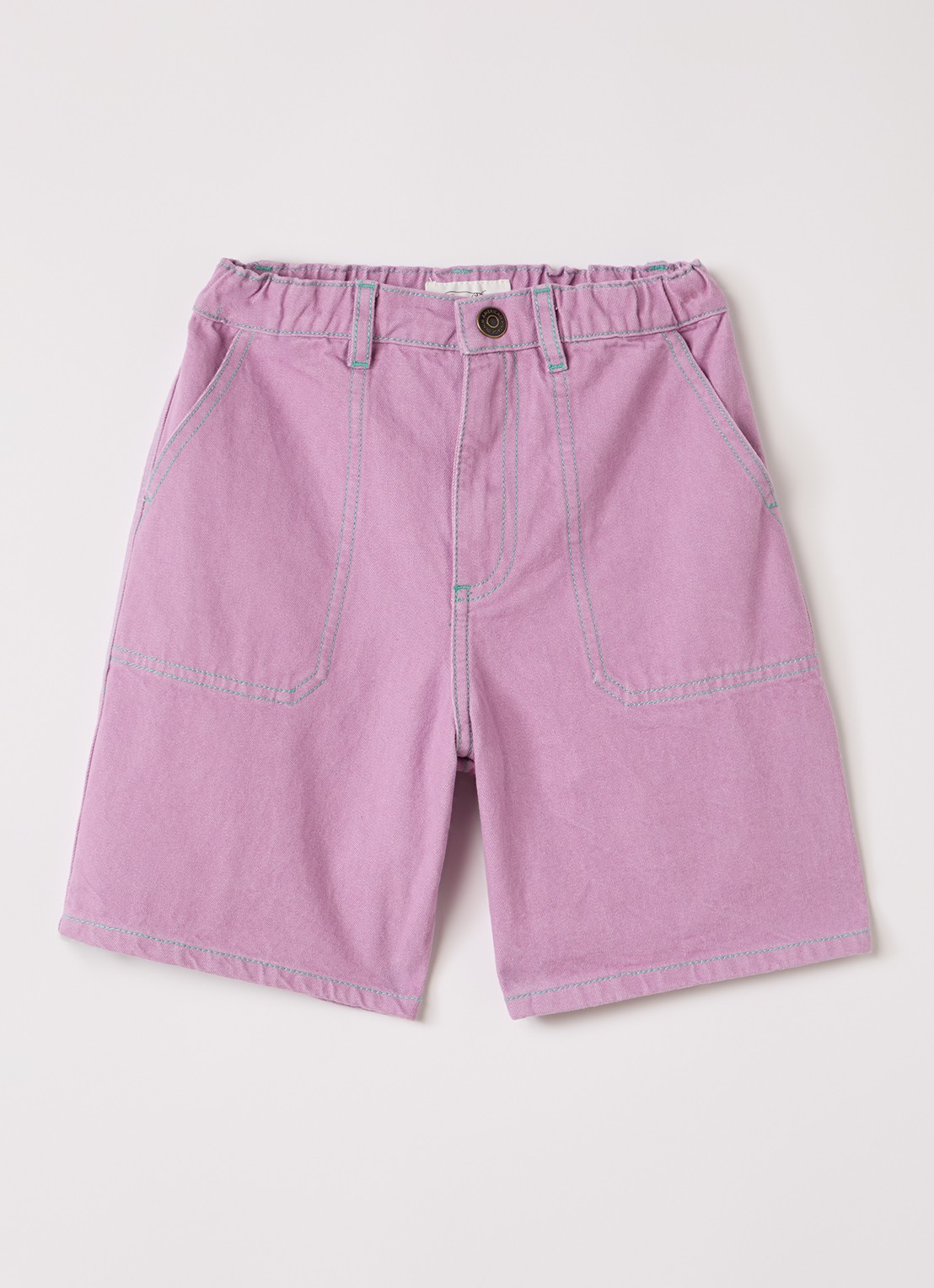 American Vintage Grace bay korte broek met steekzakken - voorkant lila