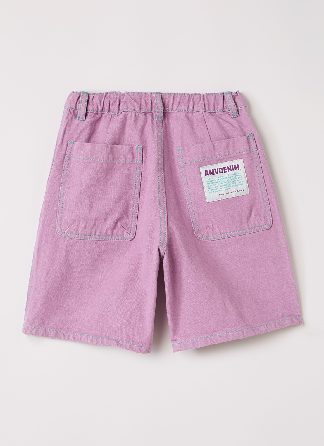 American Vintage Grace bay korte broek met steekzakken - voorkant 2 lila