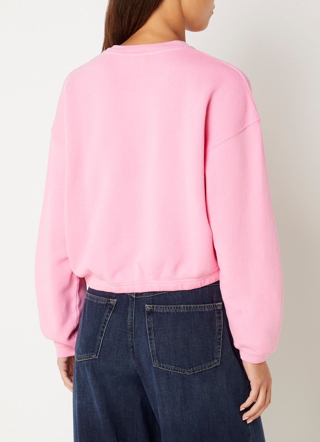 American Vintage Izubird sweater met logo - achterkant 4 roze